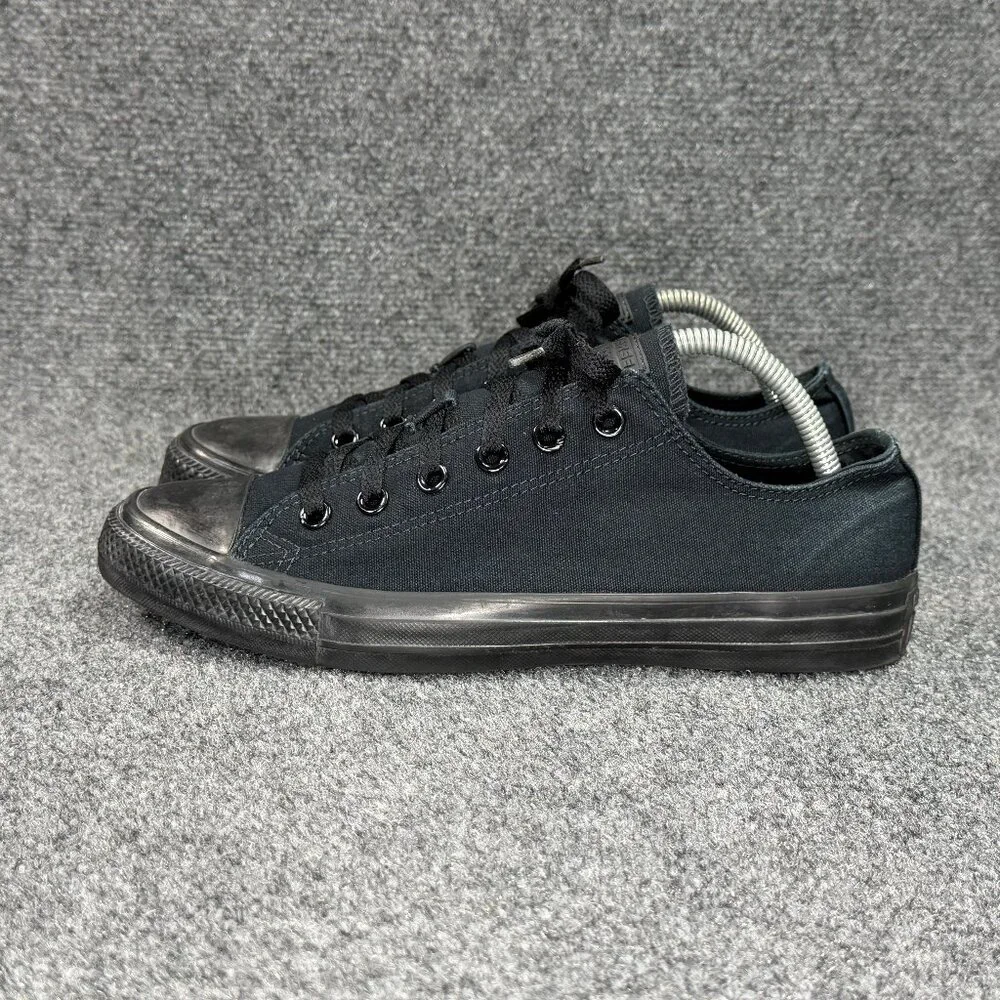 Converse Chuck Taylor All Star‎ Low Sneakers Women's Size 10 Black Canvas Retro - Picture 4 of 11